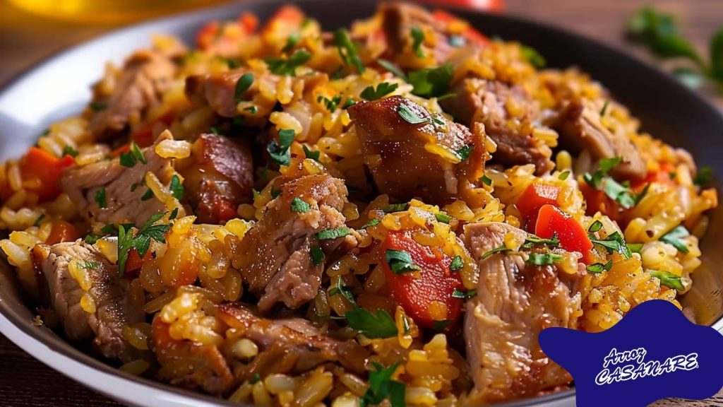 Arroz atollado colombiano tradicional fácil y delicioso