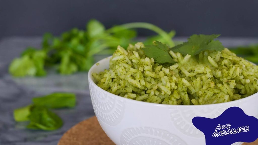 Arroz con espinaca fácil y saludable con Arroz Casanare
