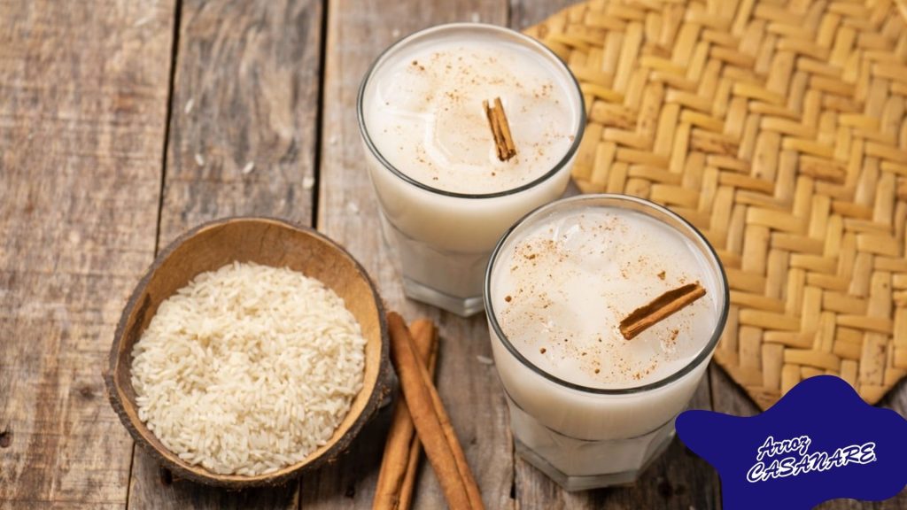 Horchata de arroz casera cremosa y refrescante