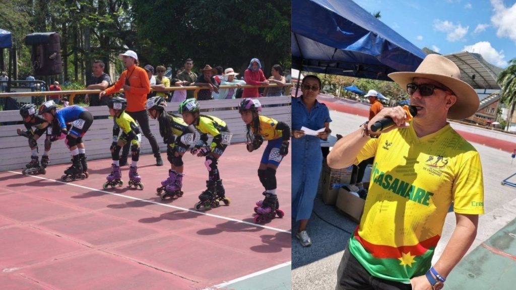 Patinaje en Casanare y una competencia que impulsa el talento